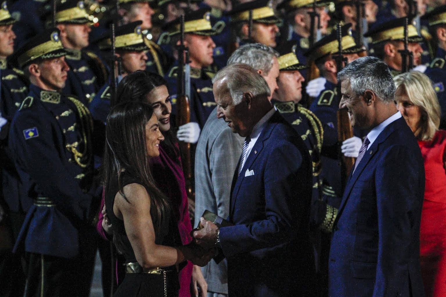 Joe Biden received warmly in Kosovo, calls for “advancing ...