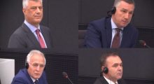 Former Kosovo Liberation Army leaders in court. Photo: Kosovo Specialist Chambers.