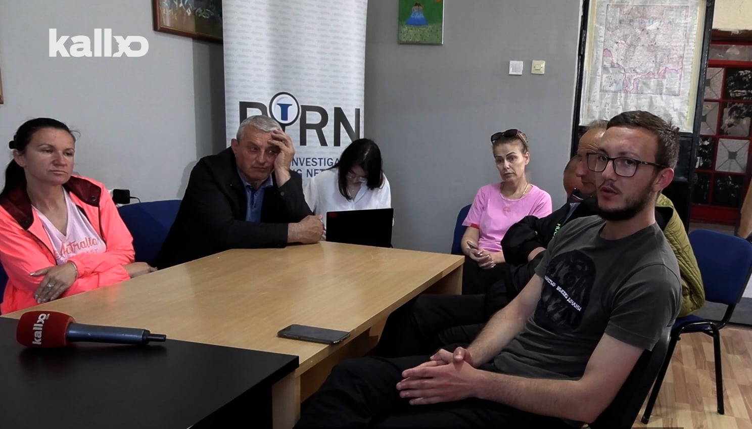 Radio Gorazdevac and BIRN Kosovo held a meeting with the residents of Gorazdevac regarding their challenges, June 13, 2024: Photo/BIRN