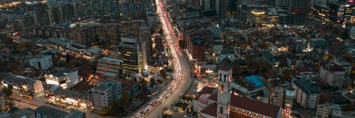 Prishtina aerial view. Photo: Denis Sllovinja/BIRN