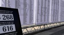 An exhibition in Sarajevo with the names of more than 7,000 Bosnians who are still missing. Photo: BIRN.