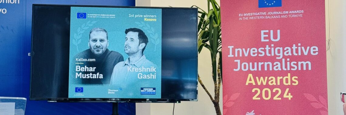 EU Investigative Journalism Awards 2024: Photo/BIRN