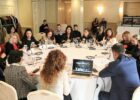 Women members of the Kosovo parliament sign declaration to combat violence against women in politics and public life on November 19, 2024 in Prishtina. Photo: Kosovo Assembly