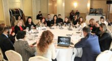 Women members of the Kosovo parliament sign declaration to combat violence against women in politics and public life on November 19, 2024 in Prishtina. Photo: Kosovo Assembly