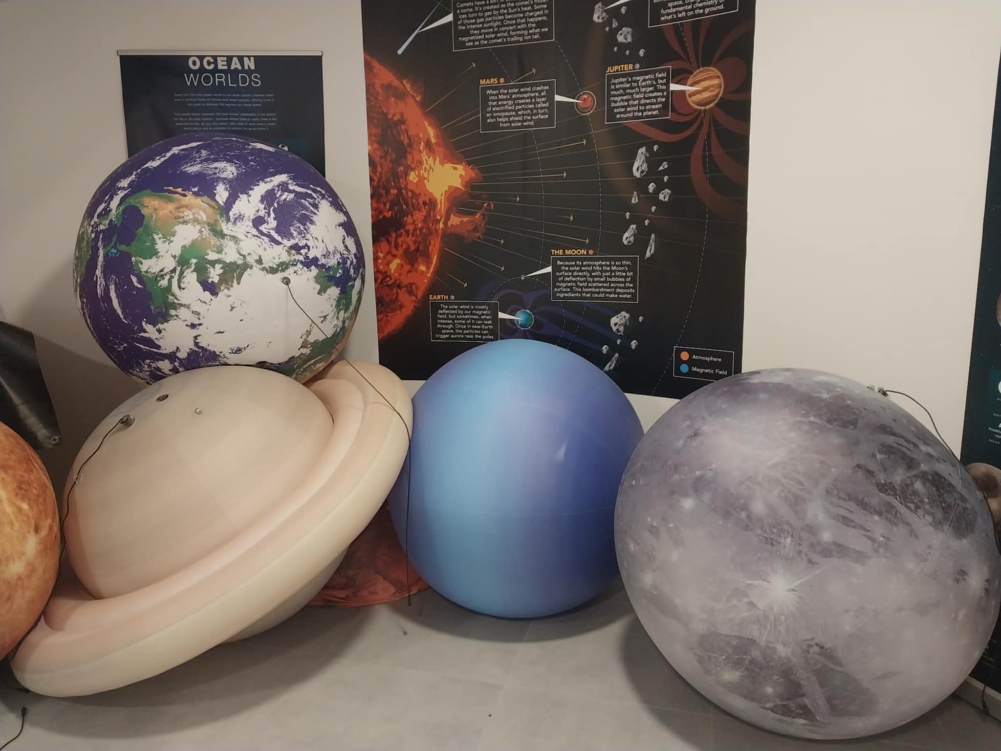 Planets of the solar system within the observatory. Photo: BIRN