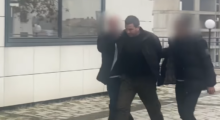 Jovan Vicentijevic, the second suspect in the attack for the Iber-Lepenc canal, brought to the Basic Court in Prishtina on December 3, 2024. Photo/BIRN