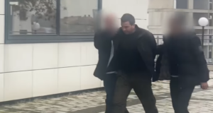 Jovan Vicentijevic, the second suspect in the attack for the Iber-Lepenc canal, brought to the Basic Court in Prishtina on December 3, 2024. Photo/BIRN