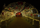 Christmas decorations at Pjetershan Catholic church in Kosovo in December 2024. Photo: BIRN