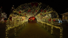 Christmas decorations at Pjetershan Catholic church in Kosovo in December 2024. Photo: BIRN