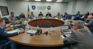 Kosovo’s Central Election Commission meeting on Dec 23, 2024. Photo: BIRN