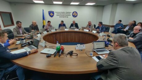 Kosovo’s Central Election Commission meeting on Dec 23, 2024. Photo: BIRN