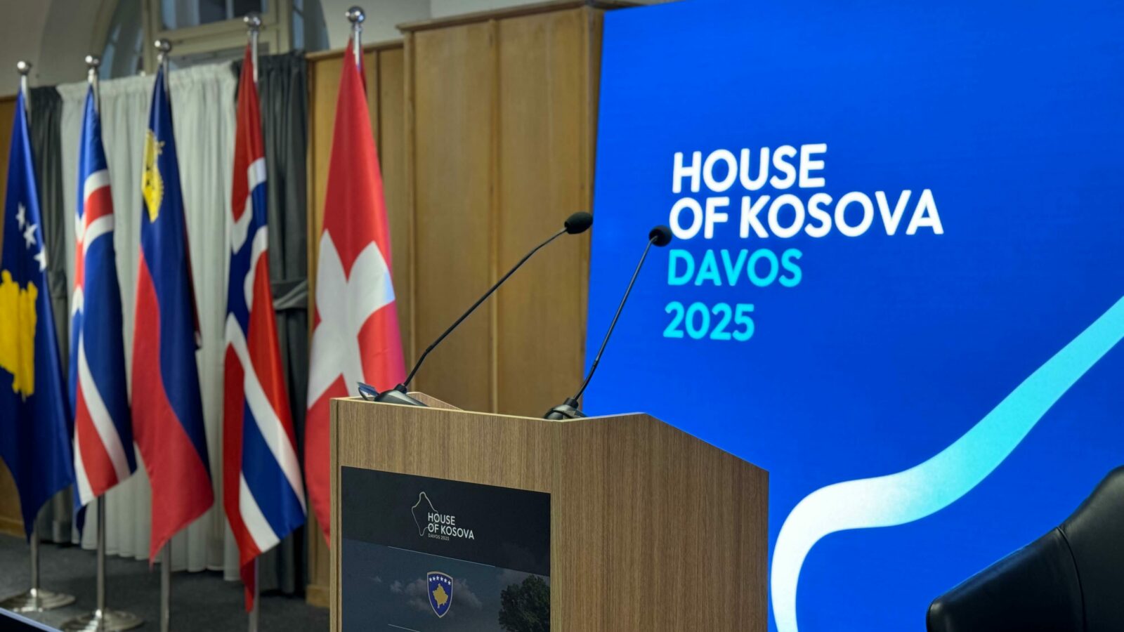 House of Kosova in Davos. Photo: Prishtina Insight