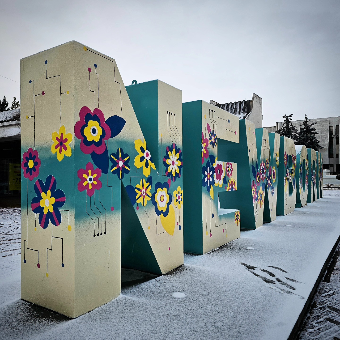 Newborn Monument in Prishtina, Kosovo, Photo: Fisnik Ismaili/Facebook Account