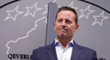 Former U.S. Presidential Advisor on Kosovo-Serbia, Richard Grenell, visits Kosovo in September 2020. Photo: EPA / Valdrin Xhemaj.