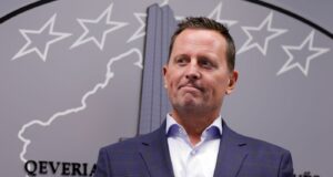 Former U.S. Presidential Advisor on Kosovo-Serbia, Richard Grenell, visits Kosovo in September 2020. Photo: EPA / Valdrin Xhemaj.