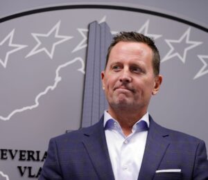 Former U.S. Presidential Advisor on Kosovo-Serbia, Richard Grenell, visits Kosovo in September 2020. Photo: EPA / Valdrin Xhemaj.