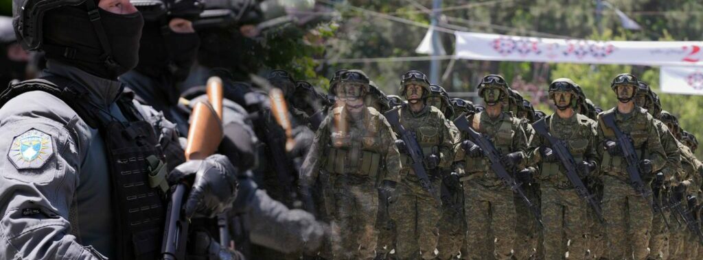 Kosovo Security Forces, FSK, and the Kosovo Police. Illustration: BIRN