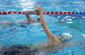 A swimming class at Step Sports Center in Prishtina. Photo: BIRN/Selim Latifi