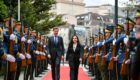 NATO General Secretary (L) and Kosovo's President Vjosa Osmani (R) in Prishtina, Kosovo on March 11, 2025. Photo: Official Facebook Account of Vjosa Osmani