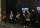 Debate on the role of home – schools in Kosovo during the 90s at Reporting House, on March 7, 2025. Photo: BIRN"