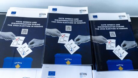 The BIRN report on Kosovo's Parliamentary Elections launched on April 2, 2025. Photo: European Union in Kosovo.