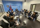 The meeting of the Energy Regulatory Office board for the approval of new energy tariffs on April 16, 2025. Photo: BIRN