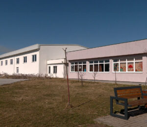 The Sports Hall in the village of Pomozotin, Fushë Kosovë/Kosova Polje Municipality. Photo: BIRN