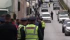 Truck blockades by businesses halt traffic at Prishtina’s entrances in protest for the delay of energy market liberalisation decision. Photo: Kallxo.com