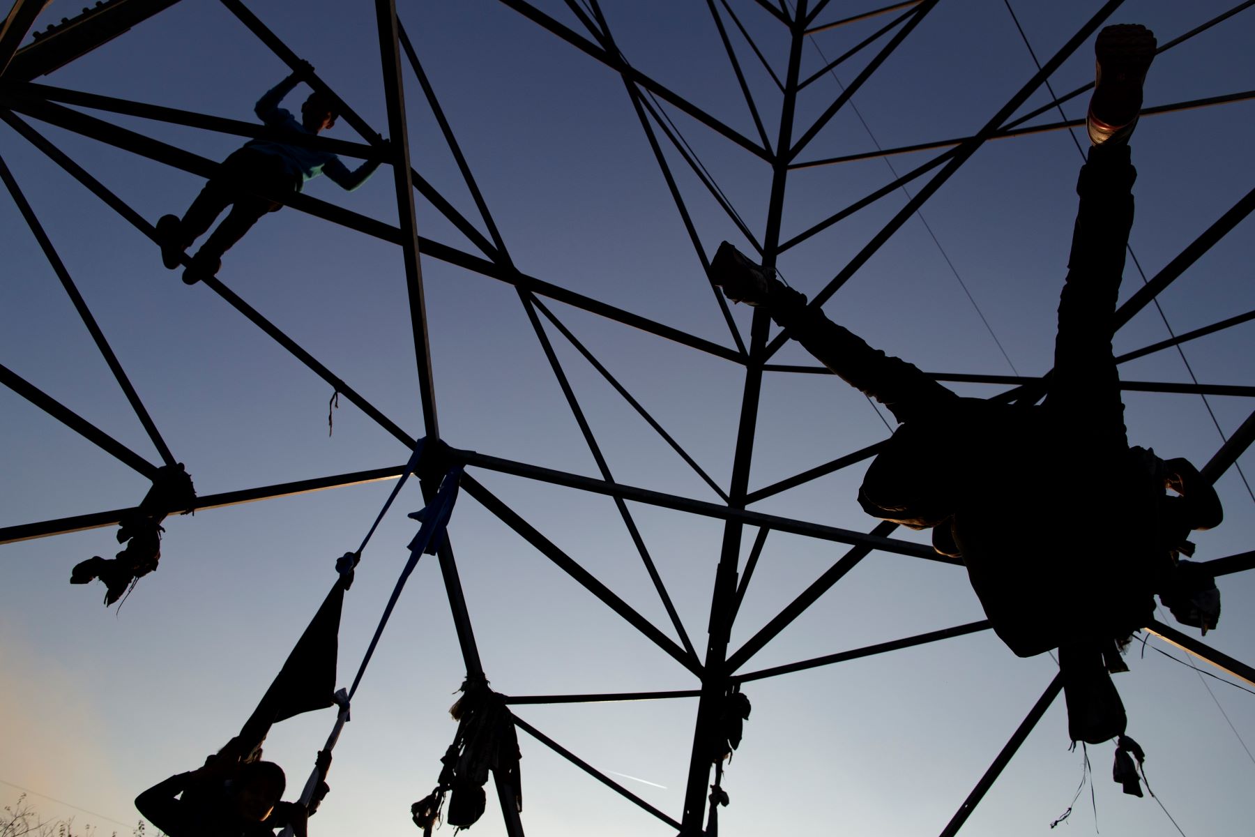 Roma children play near by coal-fired power plants in the town of Obilic, near the capital Prishtina, Kosovo in November 2018. Photo: EPA/Valdrin Xhemaj