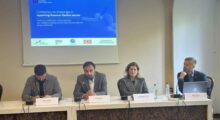 Presentation of the report on journalistic perspectives in Kosovo and Serbia in Pristina on June 2, 2025. Photo: BIRN.