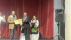 British journalist, Vaughan Smith (L), receiving the 'Honorary Citizen' award in Skenderaj, June 18, 2025. Photo: BIRN