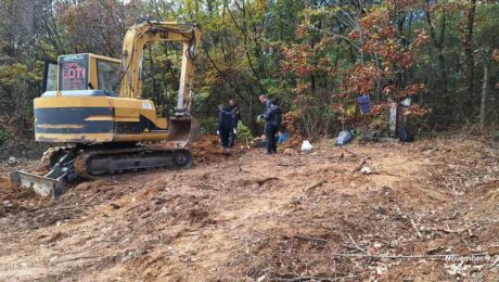 Excavations for missing persons during the Kosovo war, in Prekaz, Ferizaj, November 20, 2023. Photo: Kosovo Government Commission on Missing Persons/Facebook