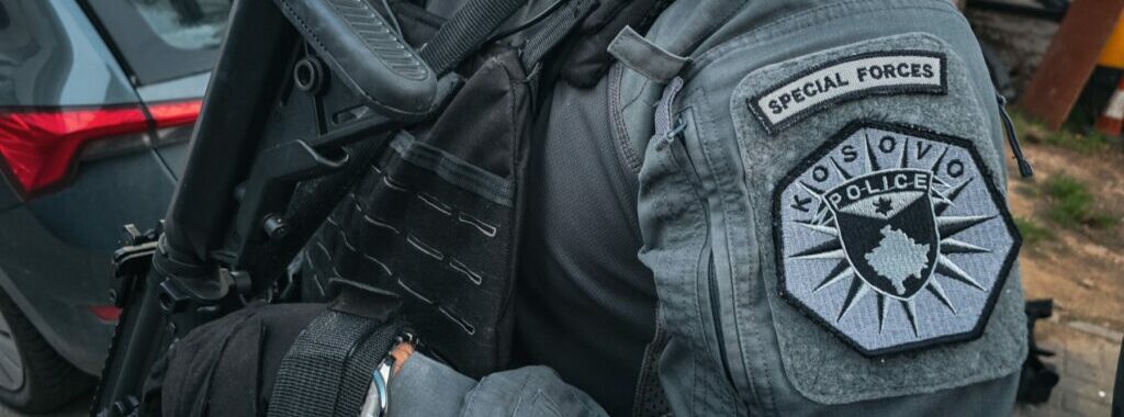 Kosovo Police raid operation in several regions against drug trafficking and money laundering on May 3, 2025. Photo: BIRN.