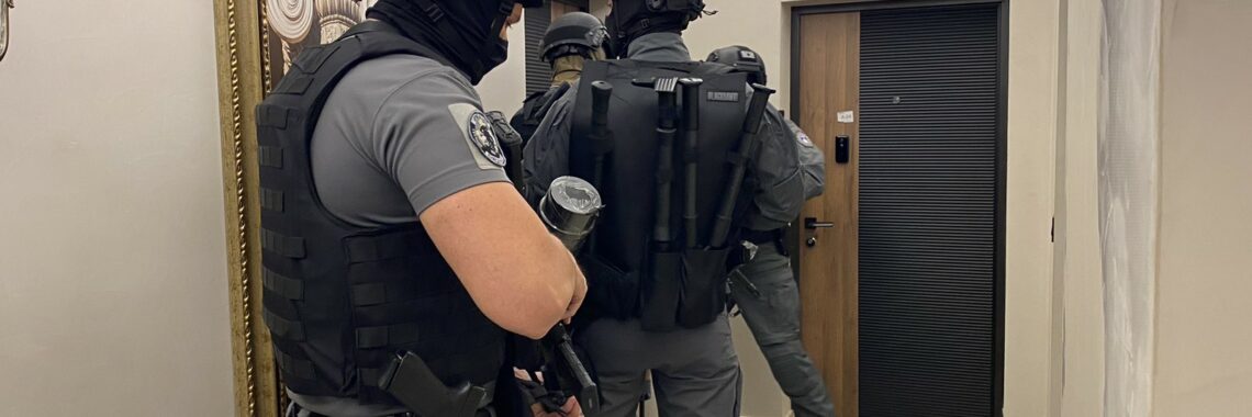 Kosovo Police conduct raid operation in several regions targeting drug trafficking and money laundering on May 3, 2025. Photo: BIRN