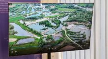 View of the environmental damage from illegal gravel extraction in the Prizren region. Photo: Footage taken from the presentation by the Prizren Prosecution Office, June 4, 2025.