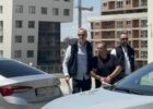 Bojan Jevtic, a Kosovo Police officer suspcted of espionage, is taken to Pristina Basic Court on July 18, 2025. Photo: BIRN