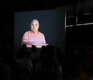 Screening of the documentary ‘Shadow of the War’ on July 3, 2025 in Pristina. Photo: BIRN.