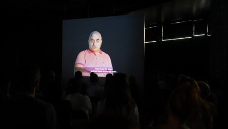 Screening of the documentary ‘Shadow of the War’ on July 3, 2025 in Pristina. Photo: BIRN.