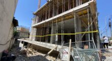 Worksite in Gjakova where two people lost their lives on July 21, 2025. Photo: BIRN