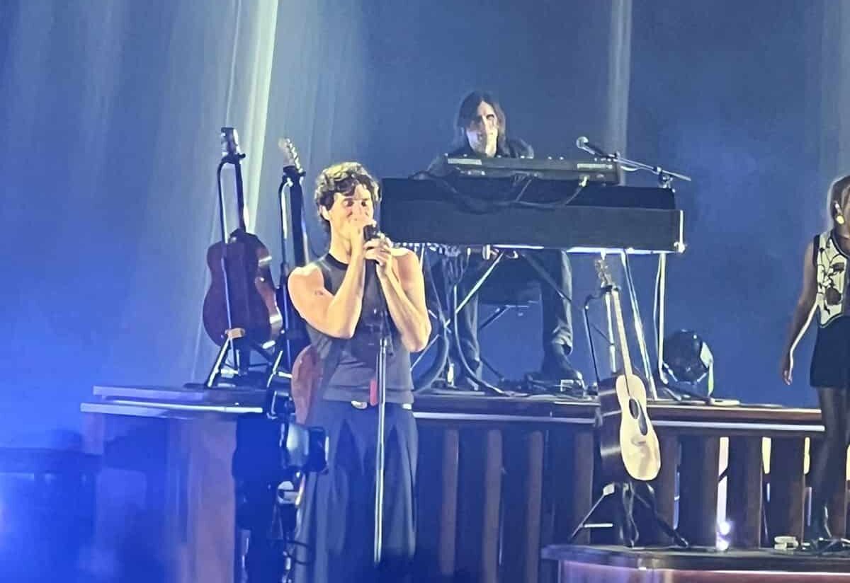 Shawn Mendes headlining the second night of the Sunny Hill Festival, August 2, 2025. Photo: BIRN