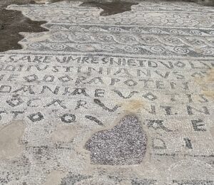 Basilica Mosaic at Ulpiana Archeological Park. Photo: BIRN/Ardita Zeqiri