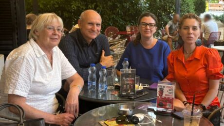 Ukrainian journalists who participate in the Journalists-in-Residence programme in Kosovo. Photo: BIRN