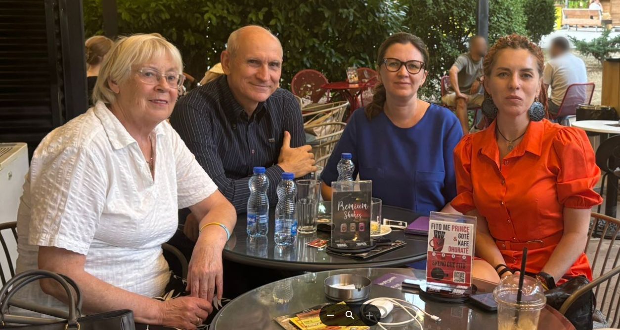 Ukrainian journalists who participate in the Journalists-in-Residence programme in Kosovo. Photo: BIRN