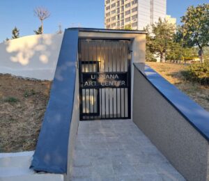 Underground shelter in the Ulpiana neighbourhood of Prishtina transformed into a space for creativity. Photo: BIRN