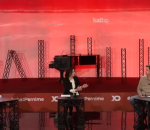 Discussion panel on 'Disinformation 'role in Kosovo Election Campaign' in Debat Përnime TV Programme on October 13, 2025. Photo: BIRN