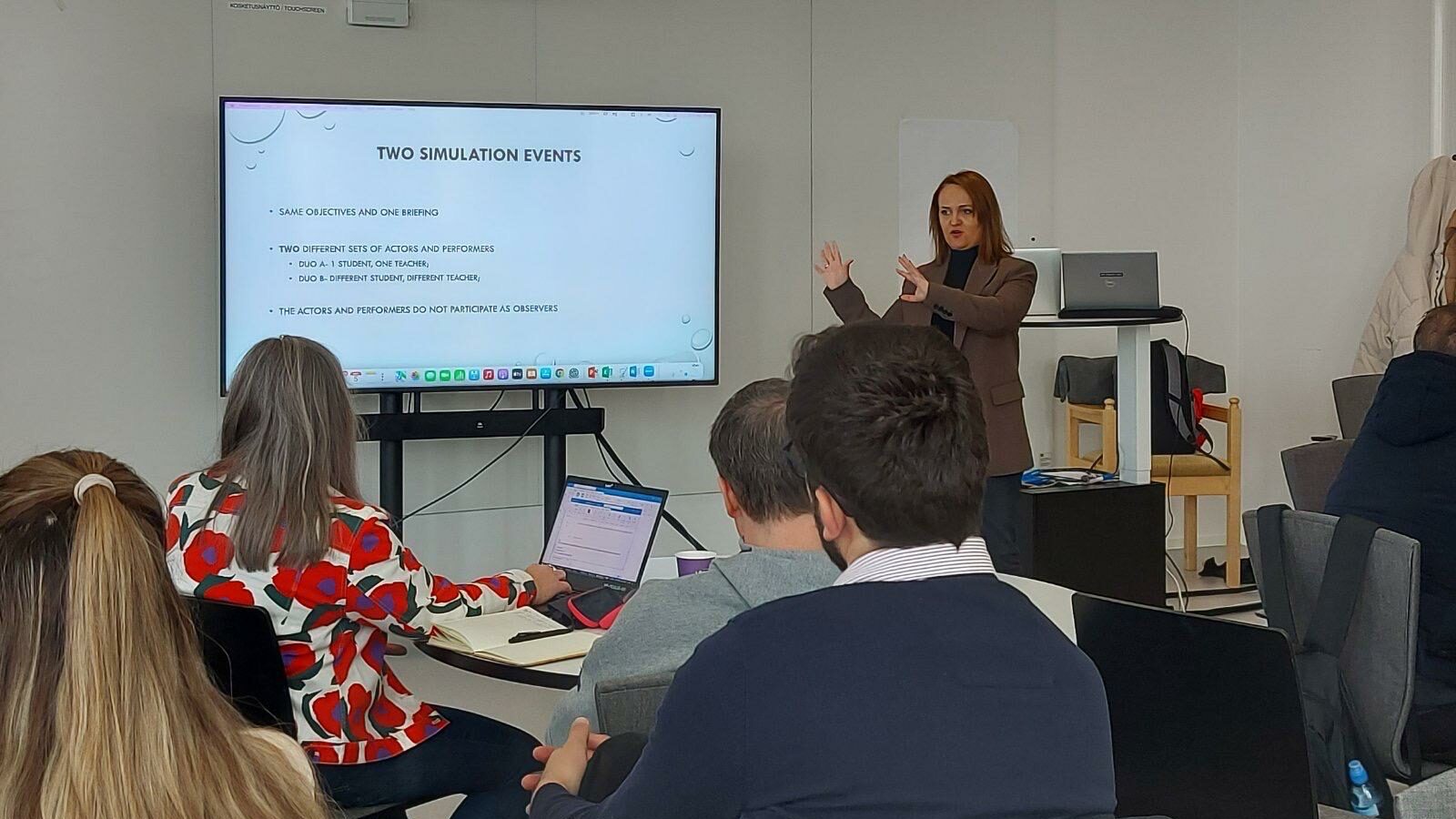 Professor Linda Ziberi at the Metropolia University in Helsinki, Finland. Photo courtesy of Linda Ziberi