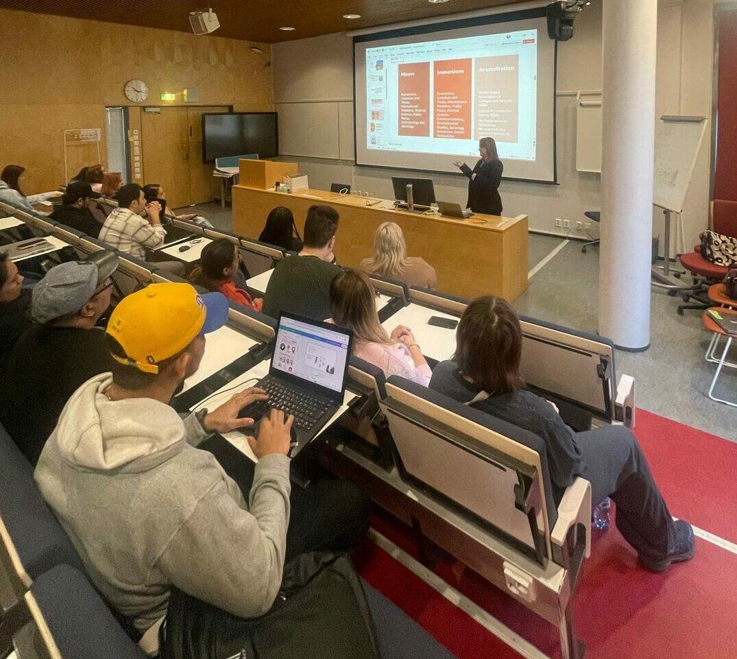 Professor Linda Ziberi at the Hämme University of Applied Sciences, HAMK, in Valkeakoski Finland. Photo courtesy of Linda Ziberi