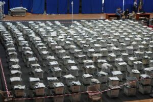 Ballot boxes of the Kosovo December 28 snap parliamentary elections. Photo: BIRN/Denis Sllovinja