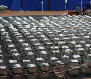 Ballot boxes of the Kosovo December 28 snap parliamentary elections. Photo: BIRN/Denis Sllovinja