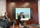 Blerim Isufaj (C), Chief Prosecutor at the Kosovo Special Prosecution, with prosecutor Valdet Gashi on September 4, 2026. Photo: BIRN.